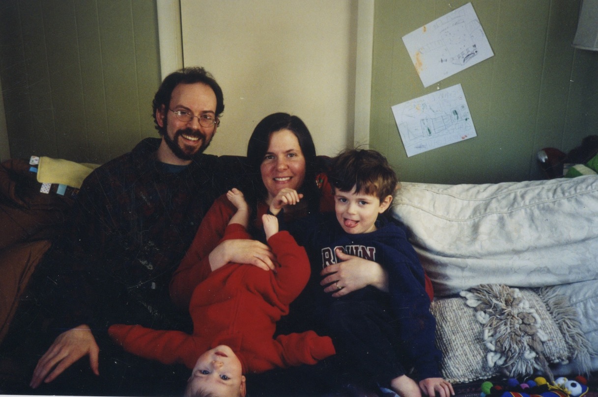 Megan Rubiner Zinn with Family - Knock Knock Blog
