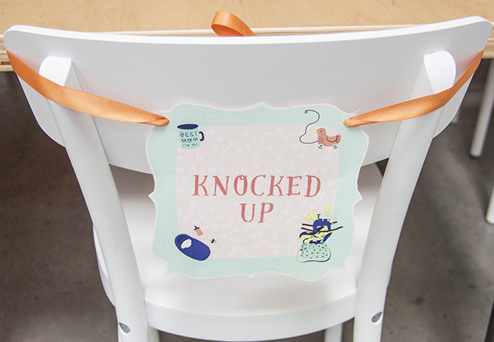 Knocked Up Chair Sign - Knock Knock Blog