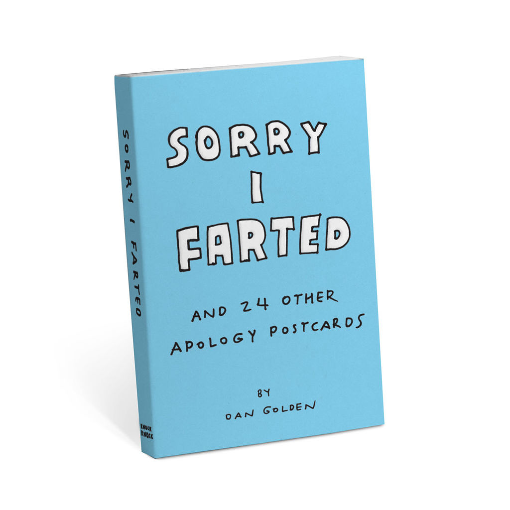 Sorry I Farted Postcards - Knock Knock Blog